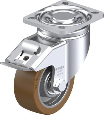 Blickle LH-GB 100K-1-FI Zwenkwiel met rem Wieldiameter: 100 mm Draagvermogen (max.): 450 kg 1 stuk(s) Blickle LH-GB 100K-1-FI Zwenkwiel met rem Wieldiameter: 100 mm Draagvermogen (max.): 450 kg 1 stuk(s)