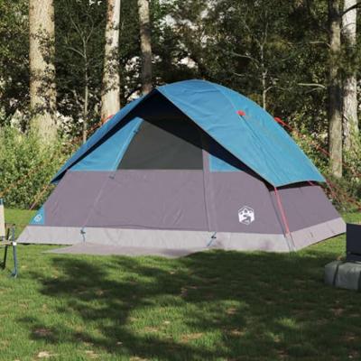 VidaXL Koepeltent 6-persoons waterdicht blauw