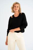 Maicazz Sabiya - Top Sp26.60.343 T-shirt Lange Mouw Black - thumbnail