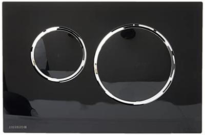 Geberit Sigma 20 bedieningspaneel glans zwart/chroom voor Sigma reservoirs 8cm (UP720) en 12cm (UP320) Geberit Sigma 20 bedieningspaneel glans zwart/chroom voor Sigma reservoirs 8cm (UP720) en 12cm (UP320)
