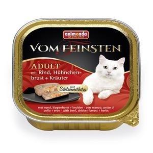 ANIMONDA Vom Feinsten Adult Beef, chicken breast and herbs - nat kattenvoer - 100g
