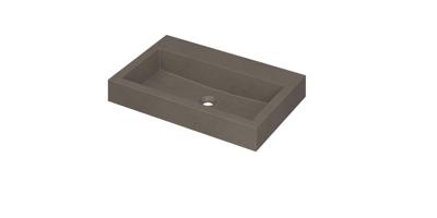 INK Wastafel Momento Quartz zonder kraangat 70 cm x 45 cm x 9 cm Quartz beton 3421410
