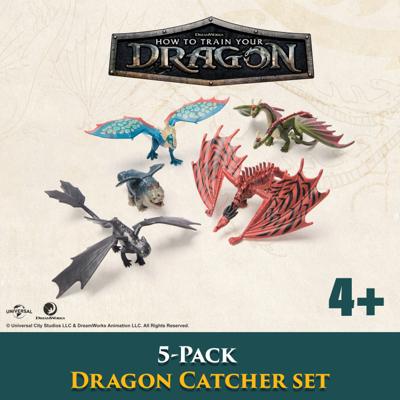 Dreamworks How To Train Your Dragon Book of Dragons Giftpack 5 Stuks - thumbnail