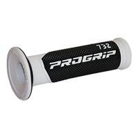 PROGRIP rubber handvat "732" vespa rubber grip 732 bw/ws 125mm closed 22/22 - thumbnail