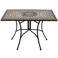 Bistrotafel - Aluminium steen - Zwart 90 cm - thumbnail