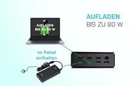 Dockstation i-Tec USB4DUALDOCK100W Zwart - thumbnail