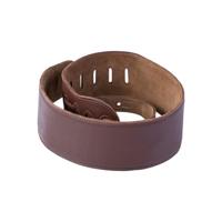 Levys Leathers M4GF-BRN gevoerd lederen gitaarband, bruin - thumbnail