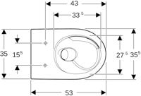 GeberitiCongeberit icon wand -wc diepspoel gesloten vorm turboflush keratectWit 503.044.00.8 - thumbnail