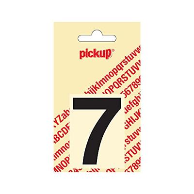 Deco cijfer 7 helvetica zwart 60 mm Pickup - Pickup