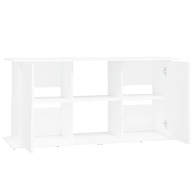Aquariumstandaard 121x41x58 cm bewerkt hout wit