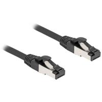 Delock 80572 RJ45 Netwerkkabel, patchkabel CAT 8.1 S/FTP 2.00 m Zwart 1 stuk(s) - thumbnail