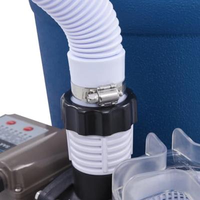 VidaXL Zandfilterpomp met timer 530 w 10980 l/u - thumbnail