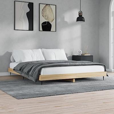 Bedframe zonder matras hout sonoma eikenkleurig 140x200 cm Bedframe zonder matras hout sonoma eikenkleurig 140x200 cm