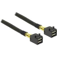 DeLOCK mini sas hd sff-8643 > mini sas hd sff-8643 kabel (zwart, 1 meter) - thumbnail