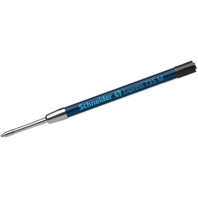 Balpenvulling Schneider 735 Express medium zwart | 10 stuks