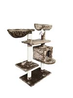 Krabpaal voor Katten Gloria Jarama Boomstructuur Bruin Hout Papier Sisal (35 x 100 x 60 cm) - thumbnail