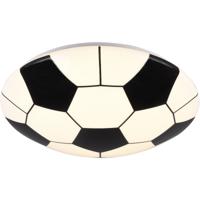 LED Plafondlamp - Trion Koppie - 12W - Warm Wit 3000K - Rond - Mat Wit - Kunststof - thumbnail