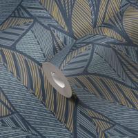 AS Creation French Affair - Blauw - Hal - 399335 - thumbnail