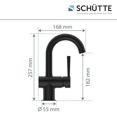 Mengkraan Schutte Cornwall Mat Zwart Schutte