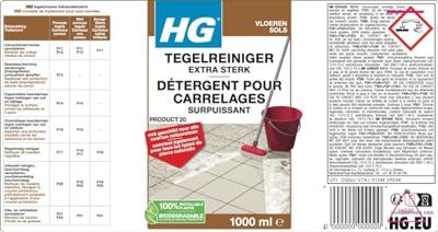 HG Vloeren Tegelreiniger Extra Sterk