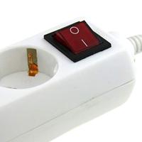 Ac Tafelconttdoos 6v 1.5 m. + ra + schakelaar - thumbnail