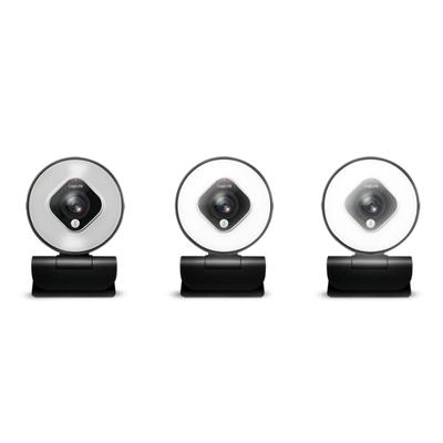 LogiLink UA0384 Full HD-webcam Klemhouder, Microfoon