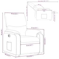 Sta-op-stoel elektrisch kunstleer rood - thumbnail