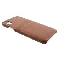 Casecentive Leren Wallet back case iPhone XR bruin - thumbnail