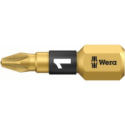Wera Bit | 1/4 inch PZD 1 lengte 25 mm | BiTorsion, diamantgecoat - 05056700001 Wera Bit | 1/4 inch PZD 1 lengte 25 mm | BiTorsion, diamantgecoat - 05056700001