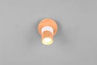 Trio Plafondlamp hout met witAruni - 801170131 - thumbnail