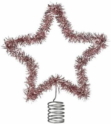 Ginger Ray kerstboom piek ster rozé goudkleurige 26 cm | 20 stuks Ginger Ray kerstboom piek ster rozé goudkleurige 26 cm | 20 stuks