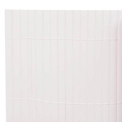 Tuinafscheiding dubbelzijdig 110x400 cm wit Tuinafscheiding dubbelzijdig 110x400 cm wit