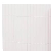 Tuinafscheiding dubbelzijdig 110x400 cm wit - thumbnail