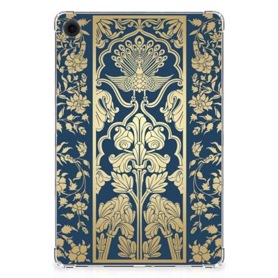 Samsung Galaxy Tab A9 Plus | Siliconen hoesje | Beige Flowers Samsung Galaxy Tab A9 Plus | Siliconen hoesje | Beige Flowers