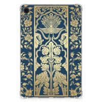 Samsung Galaxy Tab A9 Plus | Siliconen hoesje | Beige Flowers - thumbnail