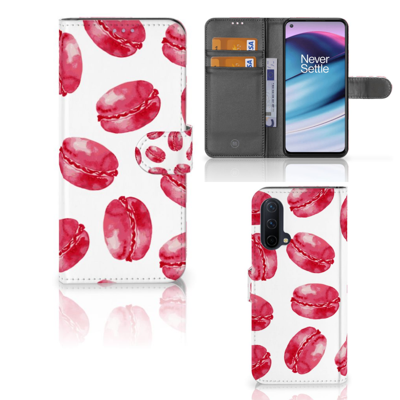 OnePlus Nord CE 5G | Book Cover | Pink Macarons