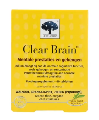 New Nordic Clear Brain Tabletten