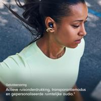 Beats - Powerbeats Fit - draadloze oortjes met ruisonderdrukking en een ultieme stabiele pasvorm, IPX4, tot 30 uur batterijduur met de oplaadcase. Compatibel met Apple en Android - gitzwart - thumbnail