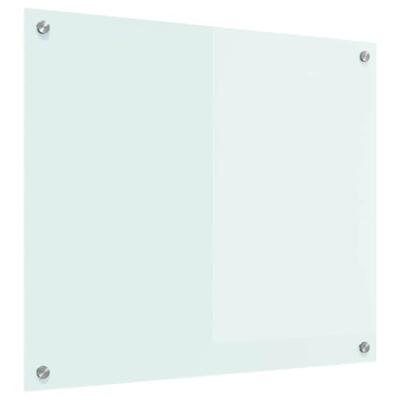 VidaXL Keuken achterwand wit 70 x 60 cm gehard glas VidaXL Keuken achterwand wit 70 x 60 cm gehard glas