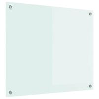 VidaXL Keuken achterwand wit 70 x 60 cm gehard glas - thumbnail