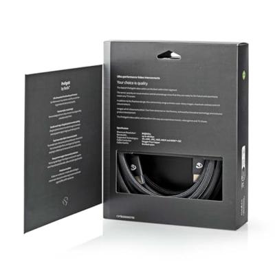 Nedis Ultra High Speed HDMI-Kabel | HDMI Connector | HDMI Connector | 8K@60Hz | 48 Gbps | 5.00 m | Rond | 6.7 mm | Gun Metal Grijs | Cover Box -