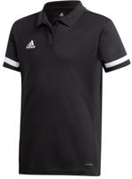 Adidas T19 Polo Meisjes Zwart - thumbnail