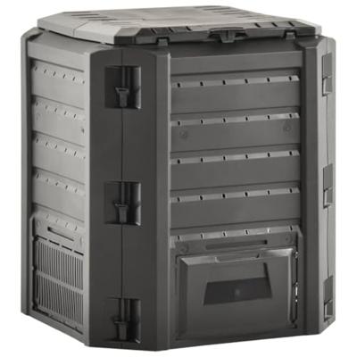VidaXL Compostbak 380 l zwart