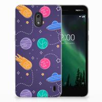 Nokia 2 | Sillicone Back Cover | Space - thumbnail
