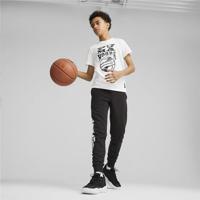 T-Shirt met Korte Mouwen voor kinderen Puma Basketball Blueprint - Maat: 13-14 Jaar - thumbnail