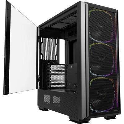 MONTECH SKY TWO GX Tempered Glass Midi-tower PC-behuizing Zwart MONTECH SKY TWO GX Tempered Glass Midi-tower PC-behuizing Zwart
