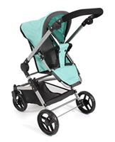 Combi-poppenwagen Fides 3-in-1 - Antraciet Mint - thumbnail