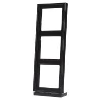 Jung LS983SW Afdekking Frame 3-voudig Zwart 1 stuk(s)