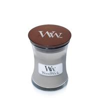 WoodWick Geurkaars Mini Fireside - 8 cm / ø 7 cm - Geurkaars in Glas - Houten Lont - thumbnail