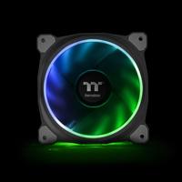 Thermaltake Riing Plus 12 RGB Kit PC-ventilator Zwart, RGB (b x h x d) 120 x 120 x 25 mm Incl. LED-verlichting - thumbnail